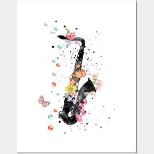 Saxophone Posters and Art